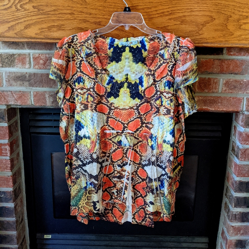 Unity World Wear multicolored top plus size 2X